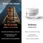 Be Bodywise Pure Himalayan Shilajit Gummies Gold I Lab Tested I No Added Sugar I Ashwagandha, Gokshura| Fulvic Acid & 85+ Trace | Choice Wholesales