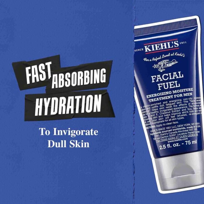 Kiehl’s Facial Fuel Moisturizer, Men’s Face Cream, with Vitamin C and Caffeine that Contain Antioxidants to Help Energize and | Choice Wholesales
