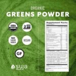 Suja Organic Greens Powder Probiotic Blend, Spirulina, Daily Superfood Drink or Smoothie Mix for Immune Support, Digestion, & | Choice Wholesales