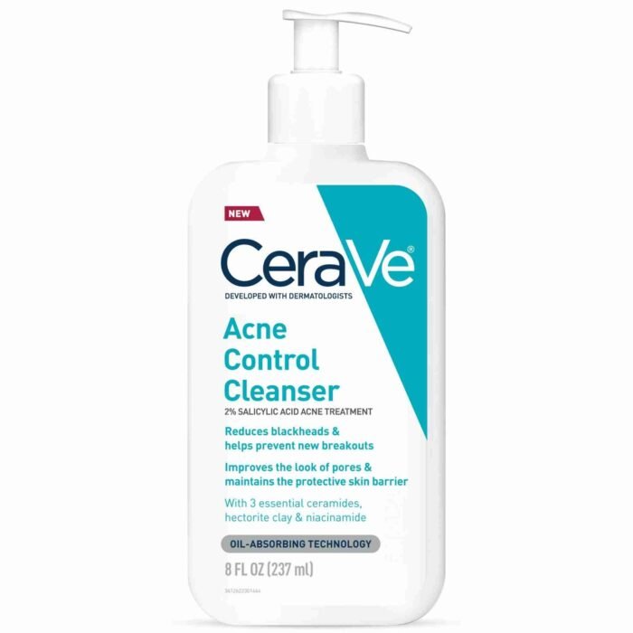 CeraVe Acne Face Wash, Acne Cleanser with Salicylic Acid and Purifying Clay for Oily Skin, 8 fl oz | Choice Wholesales