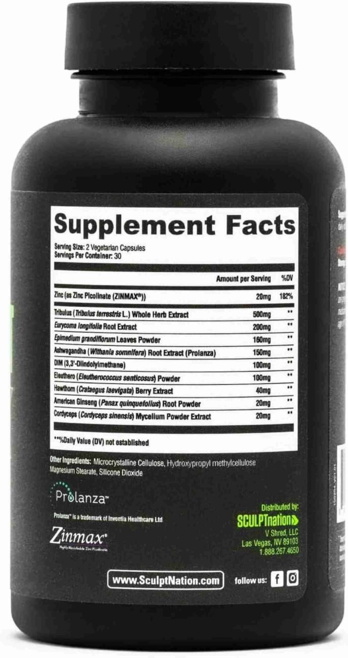 Sculpt Nation V Shred Test Boost Max – 60 Capsules | Wholesale with Low MOQ | Choice Wholesales