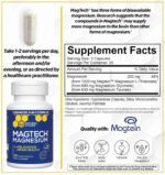 MagTech Magnesium Supplement – 3 Forms of Magnesium: Magtein L-Threonate, Glycinate & Taurate – 200mg Chelated Magnesium Complex | Choice Wholesales