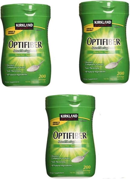 Kirkland Signature OPTIFIBER, 25.6 Ounces 190 Servings (2 Pack)