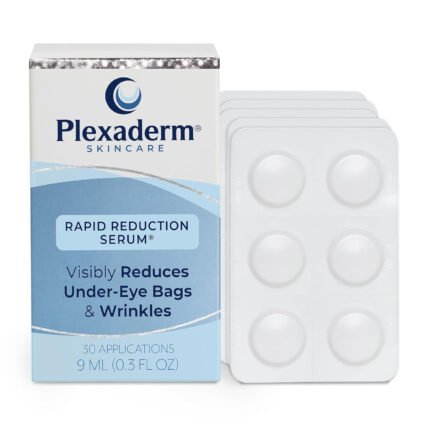Plexaderm Rapid Reduction Eye Serum - Visibly Reduces Under-Eye Bags, Wrinkles, Dark Circles, Fine Lines & Crow's Feet